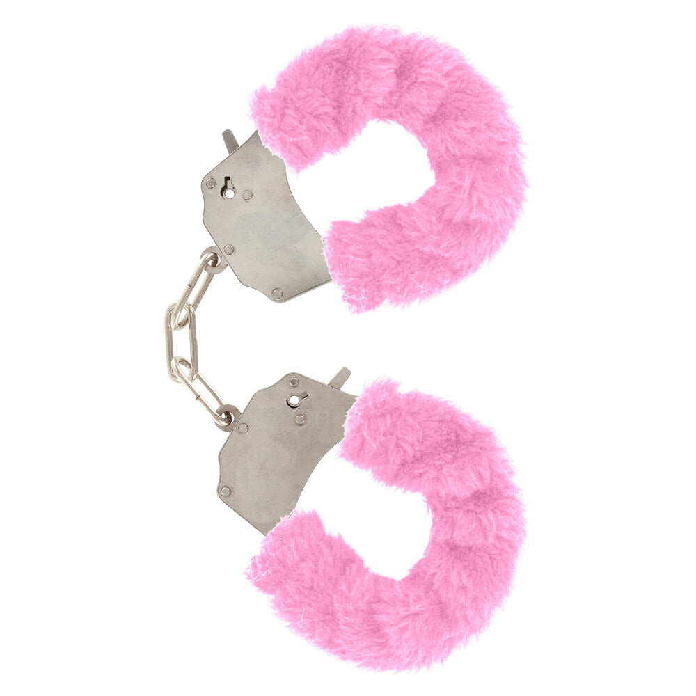 Furry Fun Wrist Cuffs Pink
