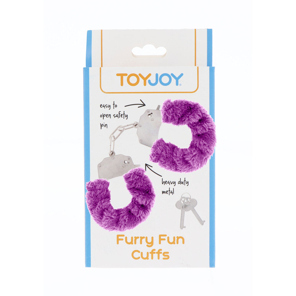 Furry Fun Wrist Cuffs Purple