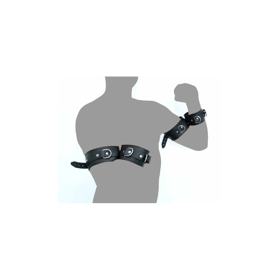 Arm To Forearm Leather Shackles