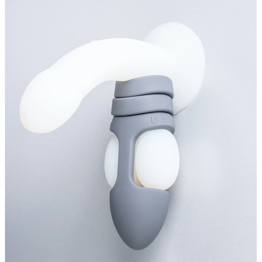 The Worlds First Ball Dildo Steel Grey