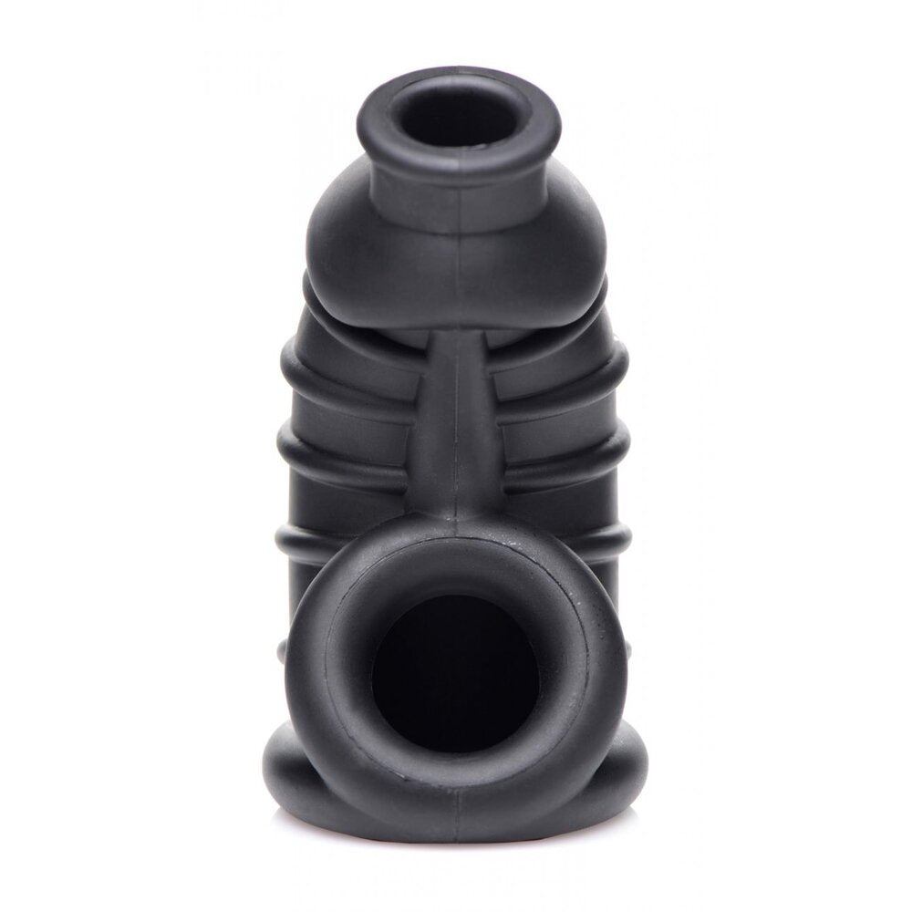 Dark Chamber Silicone Chastitys Cage