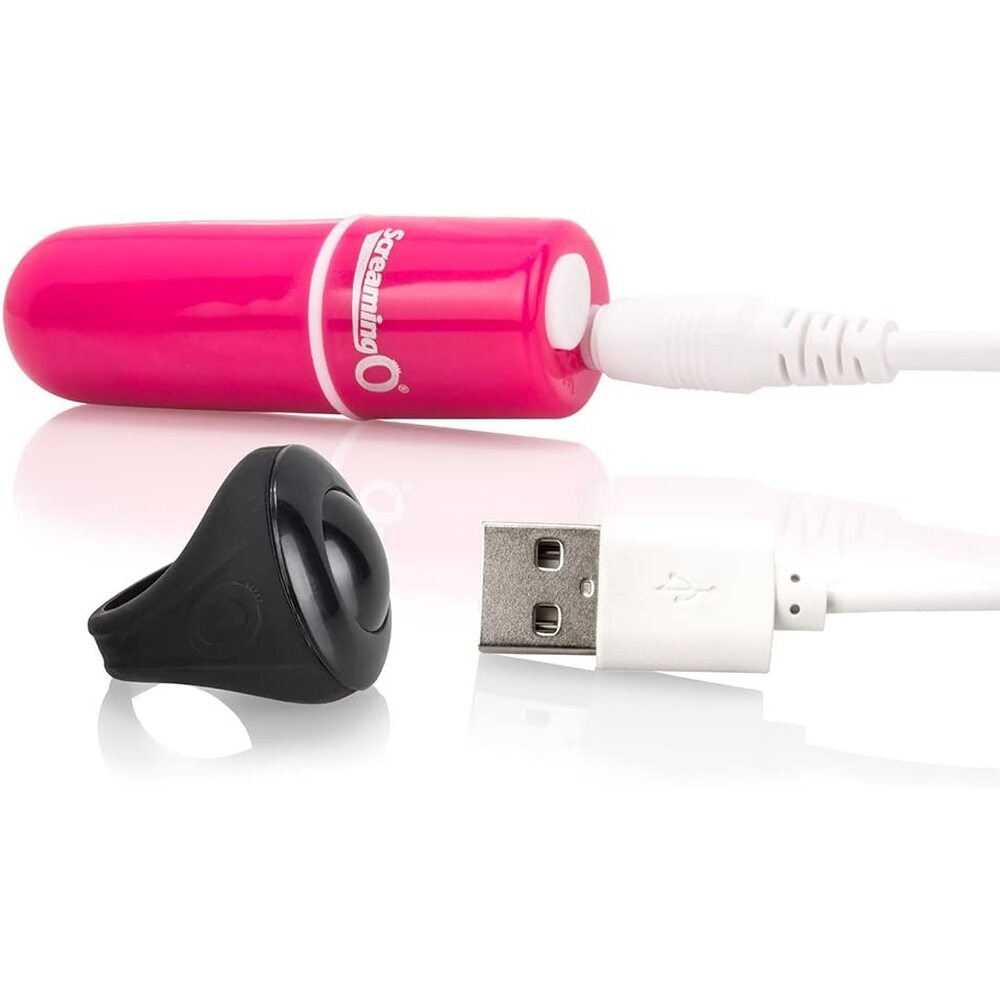Charged Vooom Pink Remote Control Bullet Vibe