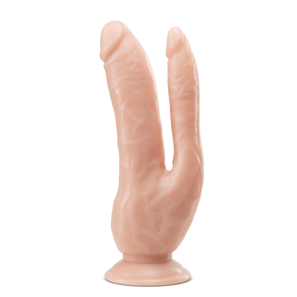 Dual 8 Inch Dual Penetrating Dildo With Suction Cup