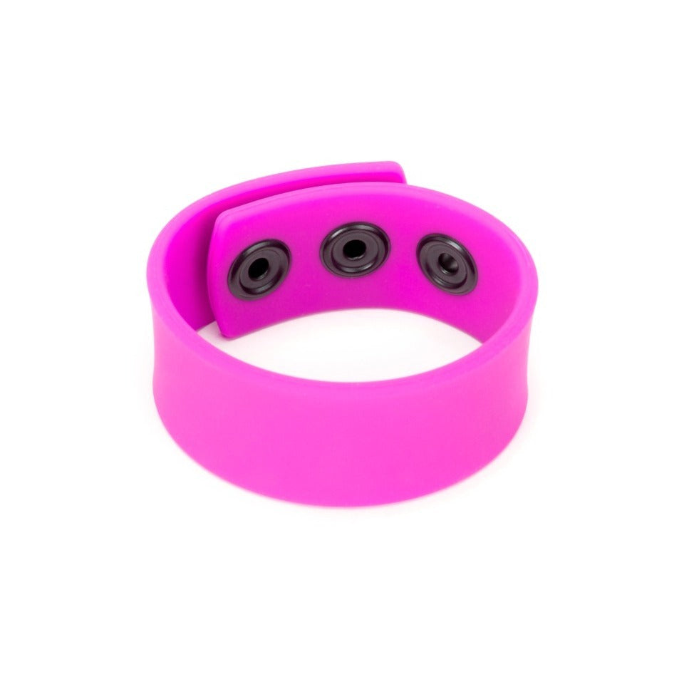 Purple Silicone Cock Strap