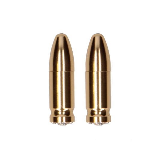 Nipple Clamps Diamond Bullet Gold