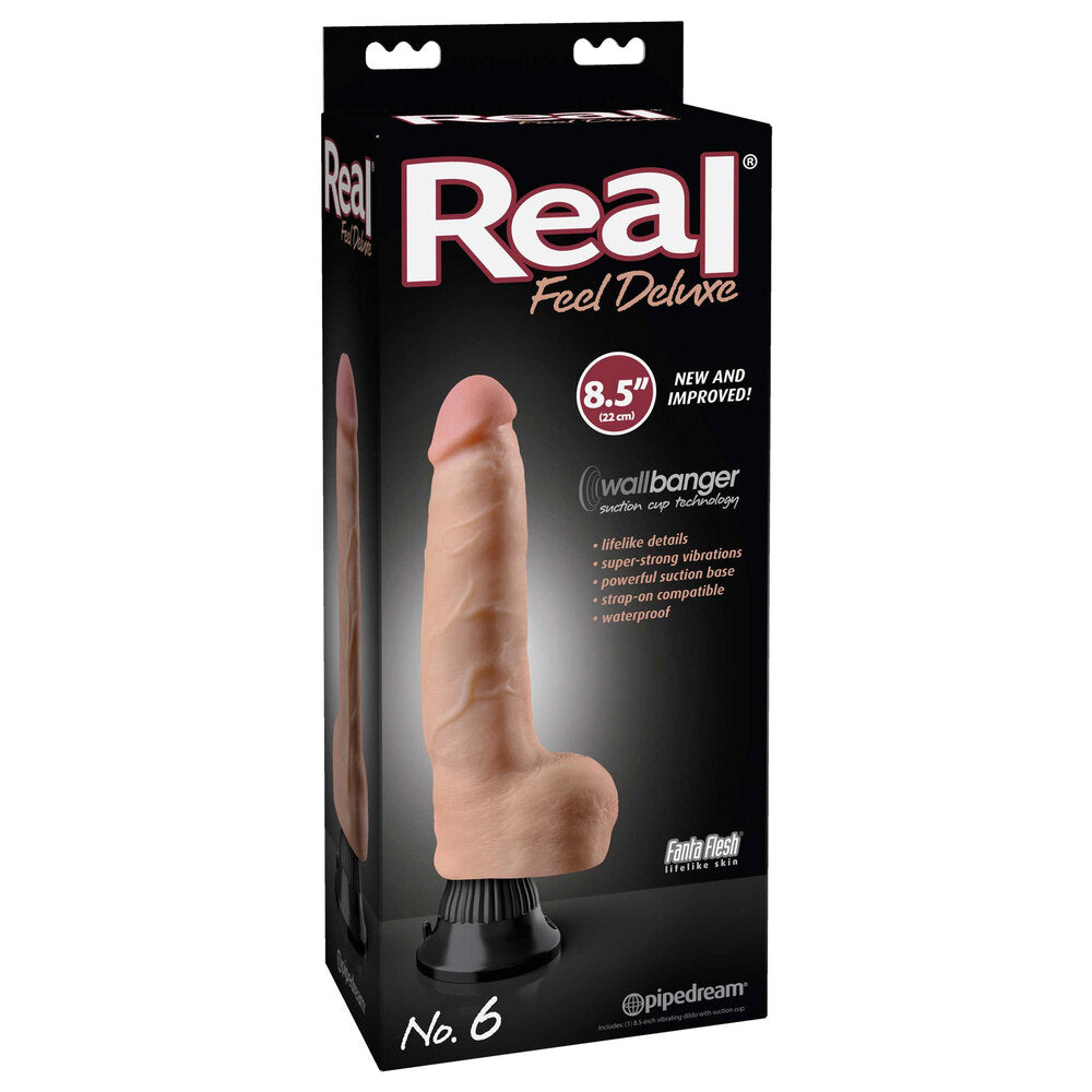 Deluxe No 6 Flesh Penis Vibrator