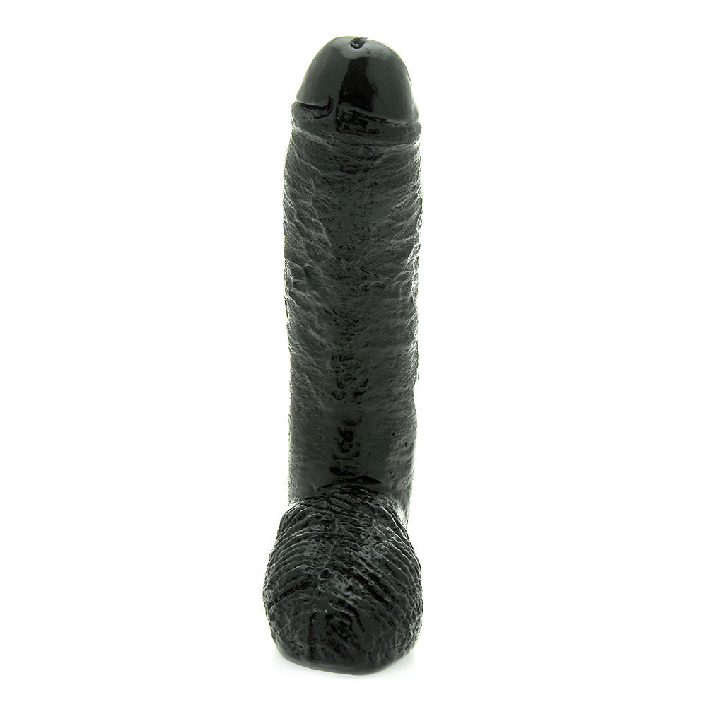 10 Inch Fat Boy Black Dildo