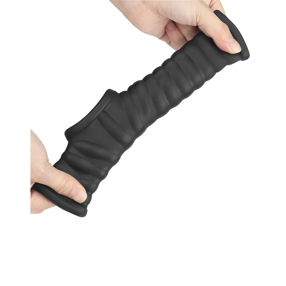 Wave Vibrating Penis Scrotum Sleeve