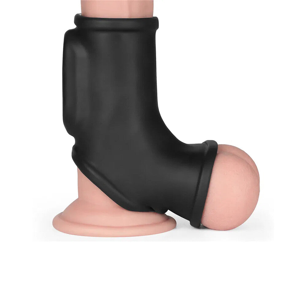 Vibrating Penis and Scrotum Sleeve