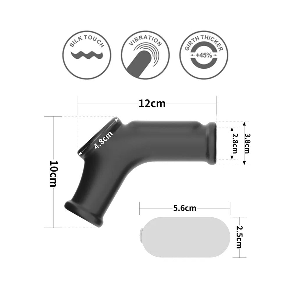Vibrating Penis and Scrotum Sleeve