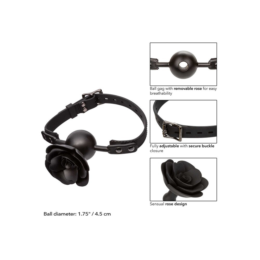 Forbidden Removable Rose Gag