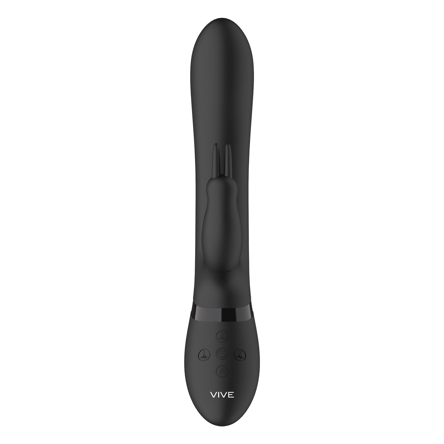 Black Rabbit Vibrator With Stimulating Beads