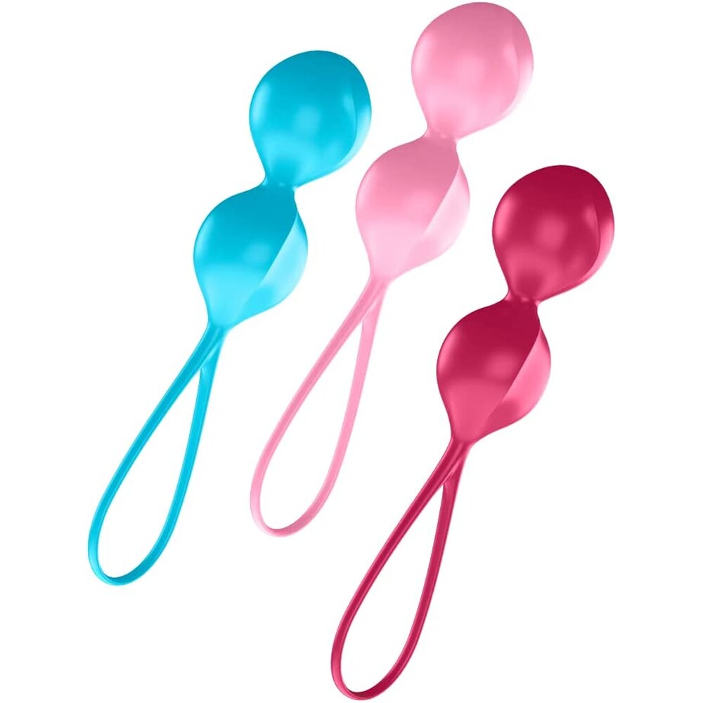 Set Of 3 Weighted Double Training Orgasm Balls