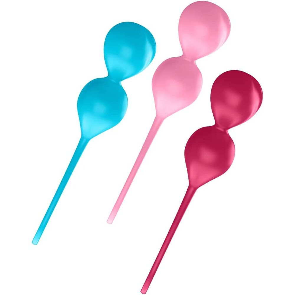 Set Of 3 Weighted Double Training Orgasm Balls