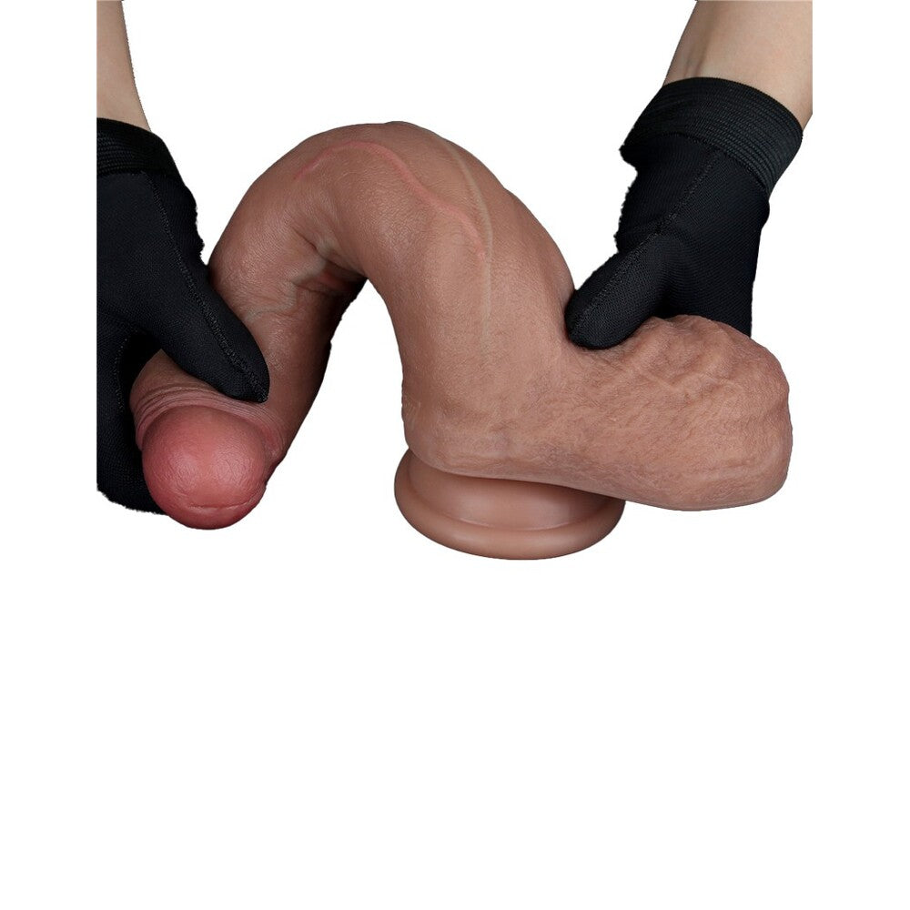 Dual Layered Silicone Dildo 8.5 Inches
