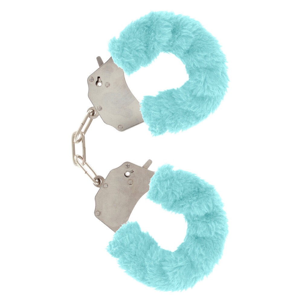 Furry Fun Wrist Cuffs Aqua