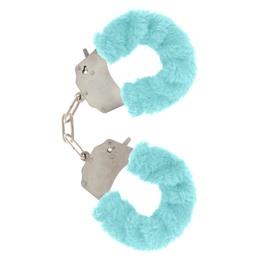 Furry Fun Wrist Cuffs Aqua