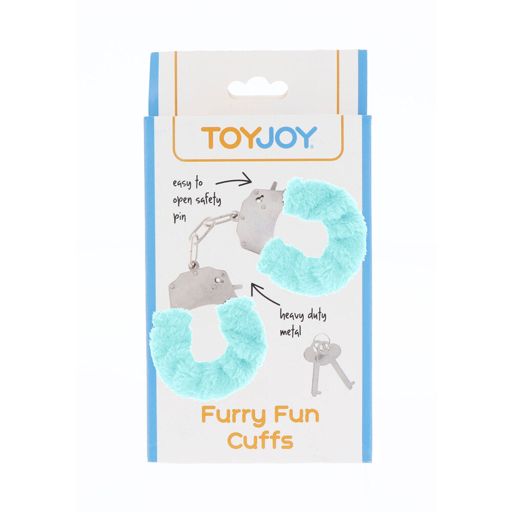 Furry Fun Wrist Cuffs Aqua