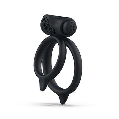 Basic Plus Massaging Dual Cock Ring