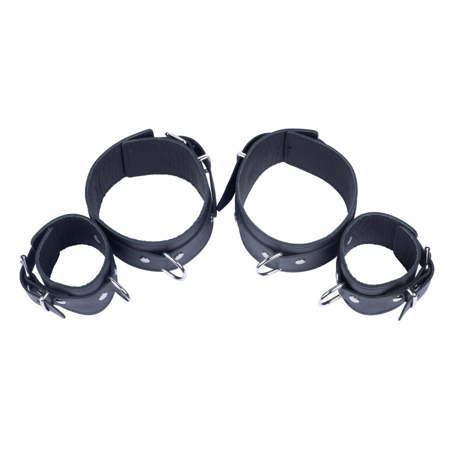 Arm To Forearm Leather Shackles