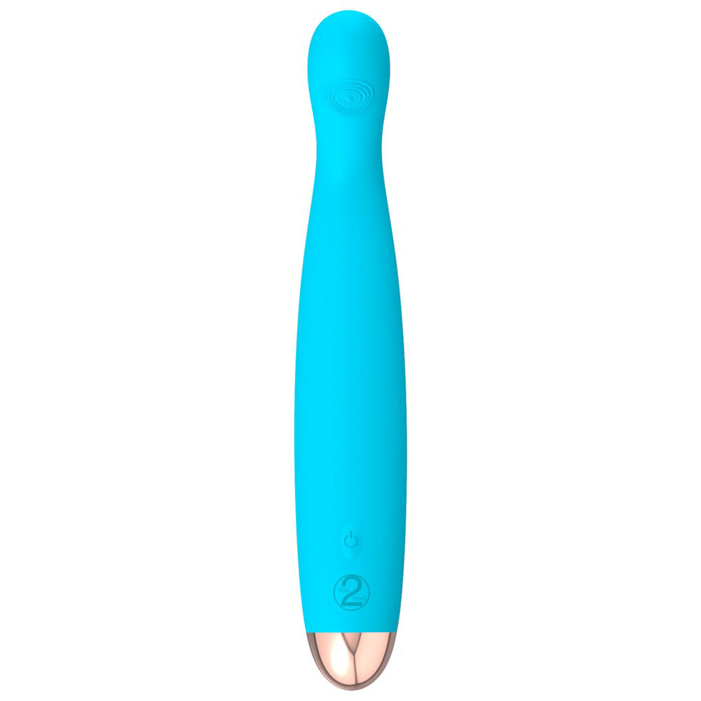 Silk Touch Rechargeable Mini Vibrator Blue