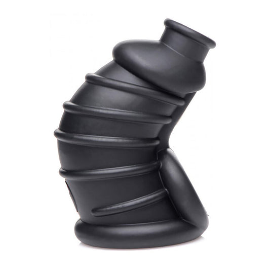 Dark Chamber Silicone Chastitys Cage