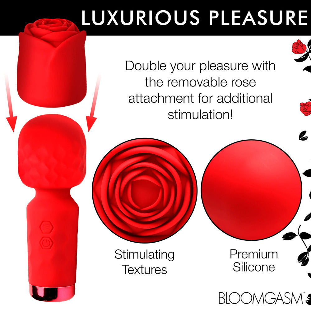 Bloomgasm Rose Petite Mini Wand