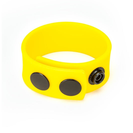 Silicone Adjustable Cock Strap Yellow