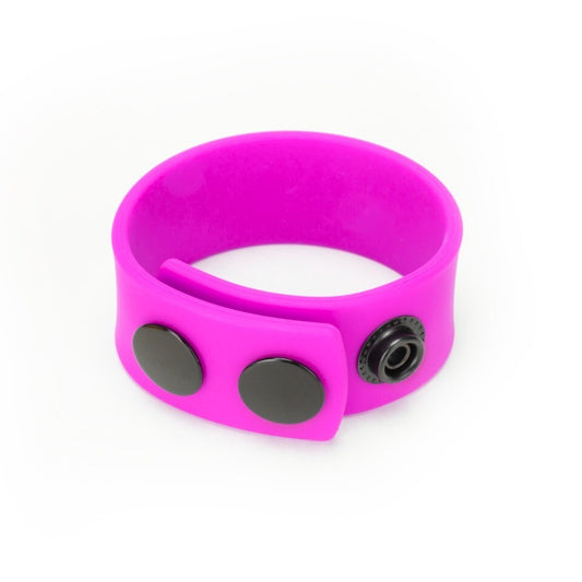 Purple Silicone Cock Strap