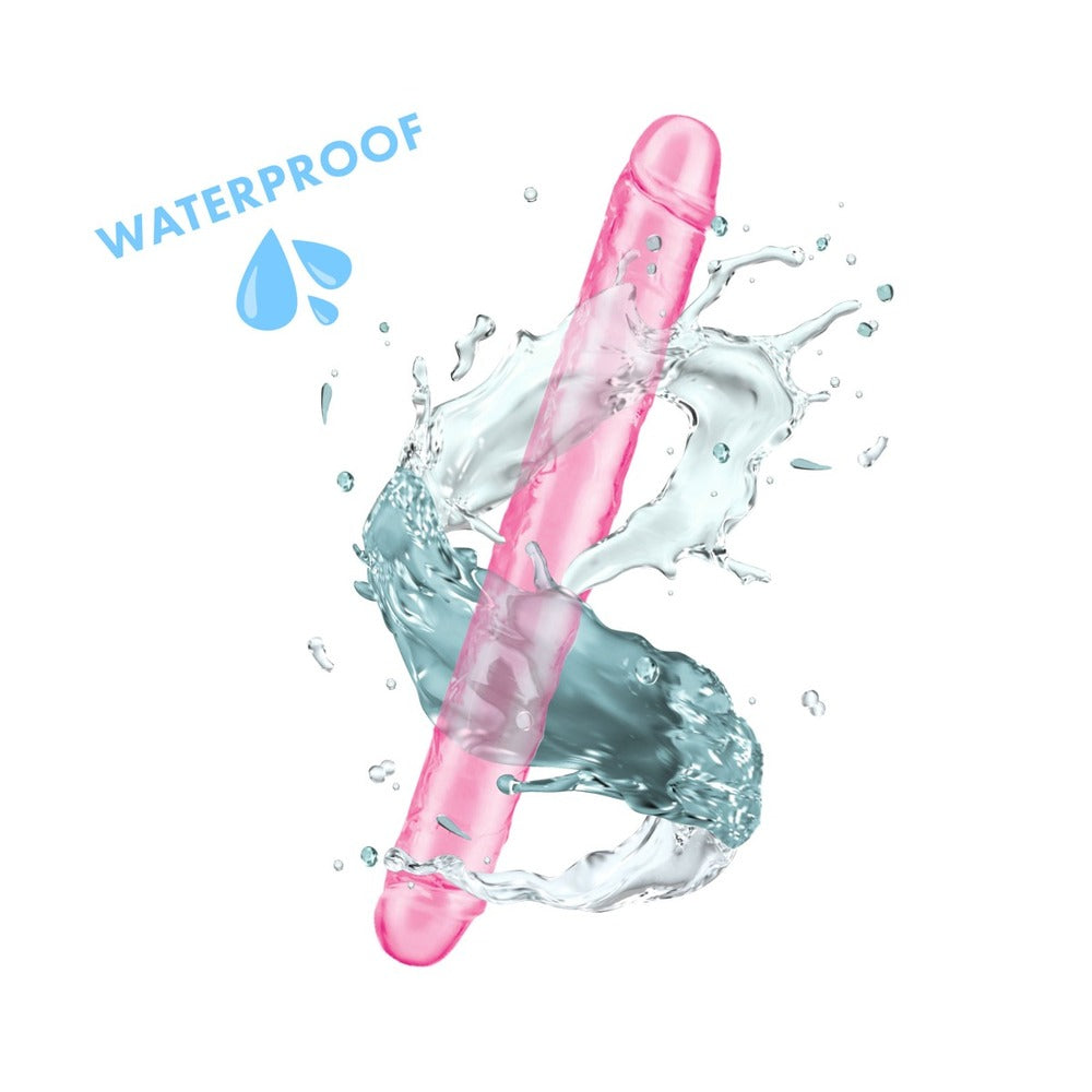 Ultra Double Dildo 12 Inches Pink