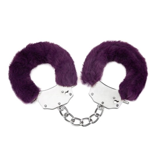 Furry Handcuffs Purple