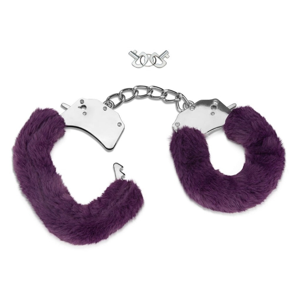 Furry Handcuffs Purple