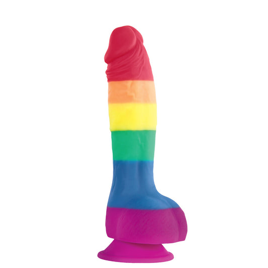 Pride Edition 6 Inch Realistic Silicone Dildo With Balls