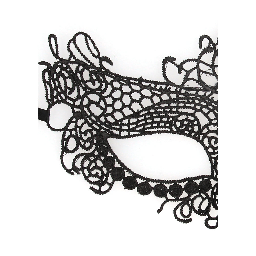 Queen Black Lace Mask