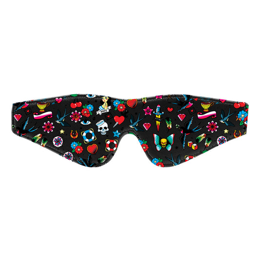 Old School Tattoo Printed Eye Mask