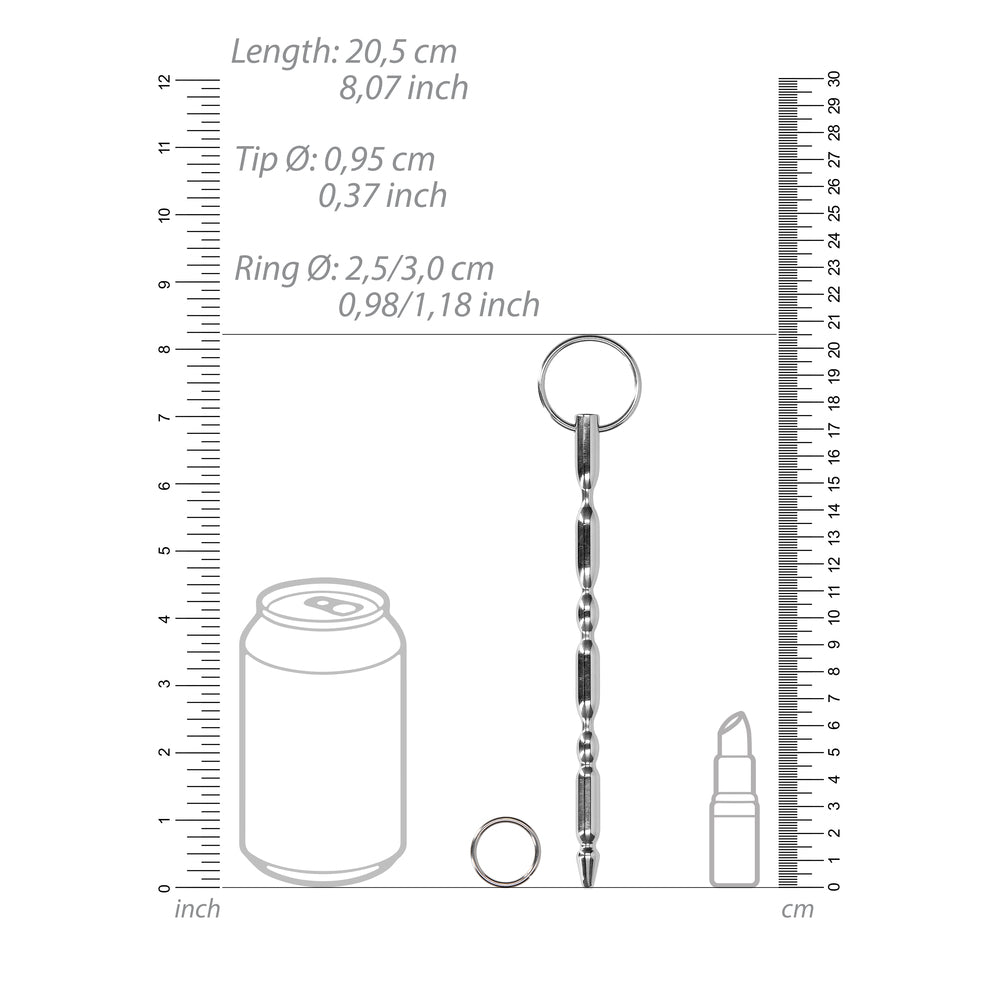 Urethral Sounding Steel Dilator With Ring