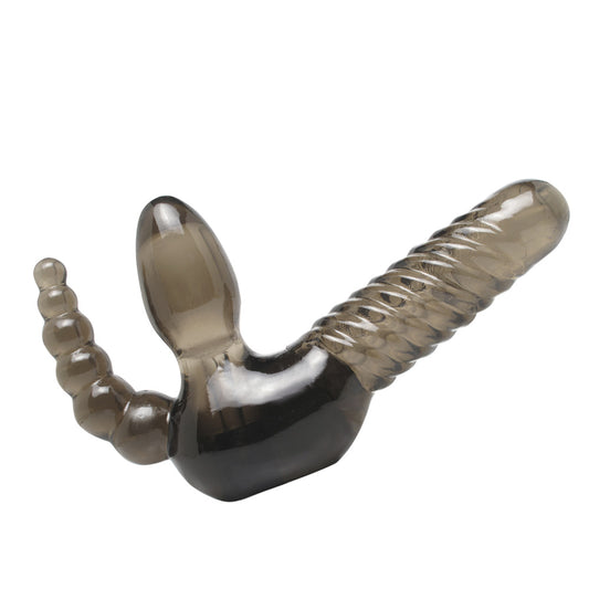 Strapless Dildo Strap On With Anal Beads