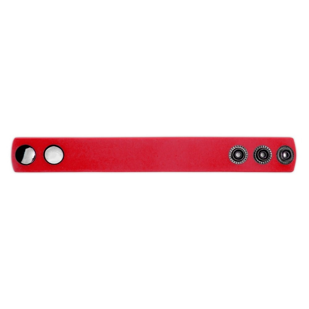 Silicone Adjustable Cock Strap Red