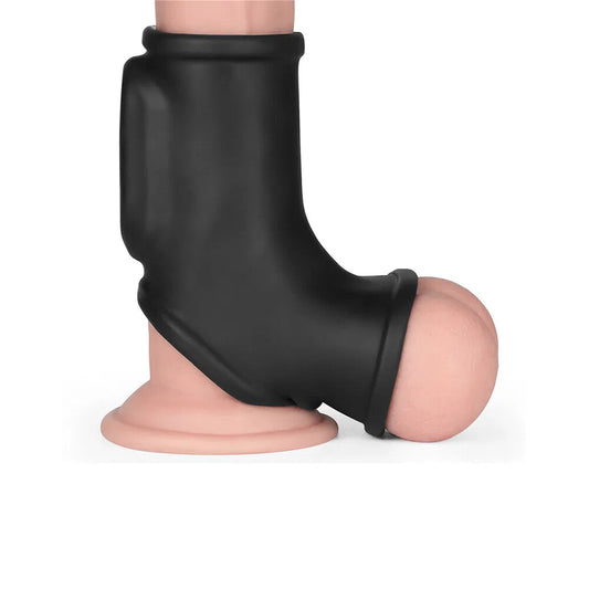 Vibrating Penis and Scrotum Sleeve