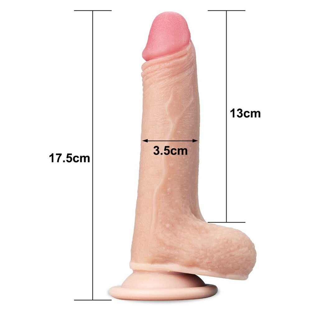 Sliding Skin Dildo 7 Inch