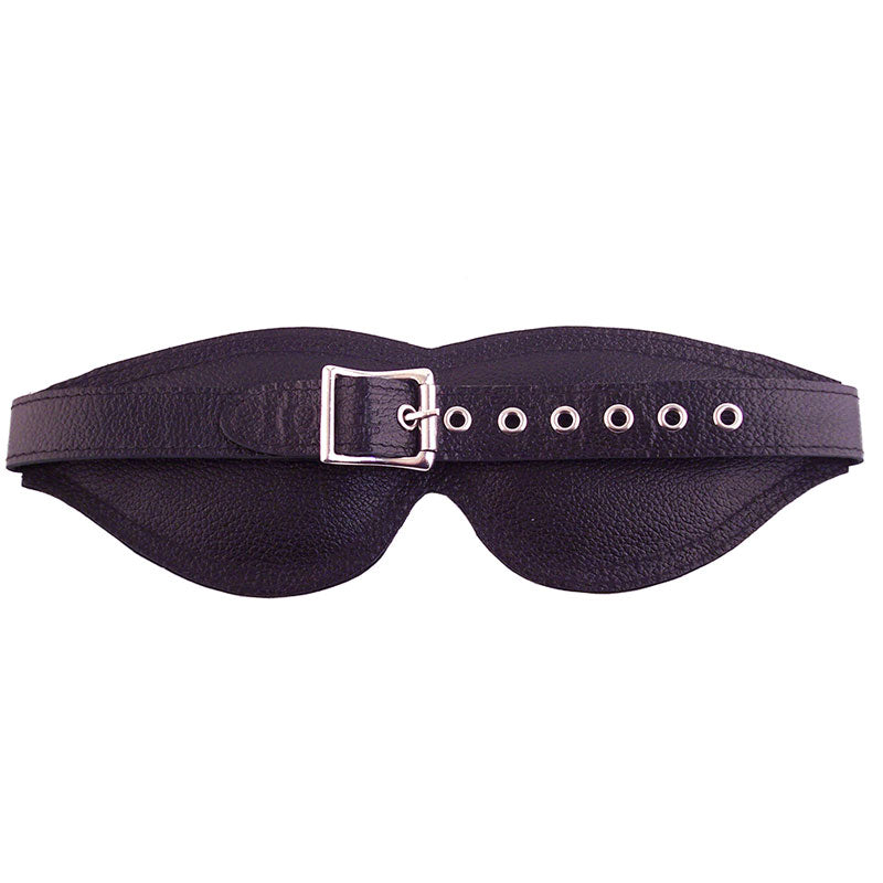 Large Black Padded Blindfold