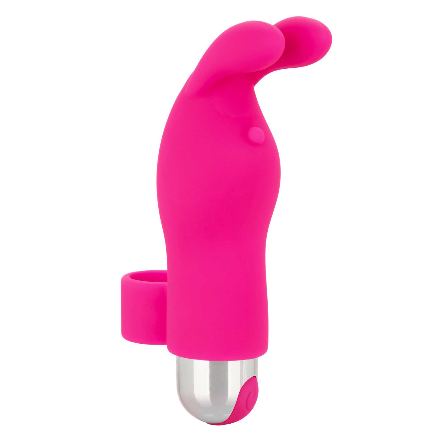 Pink Rechargeable Bunny Finger Vibrator