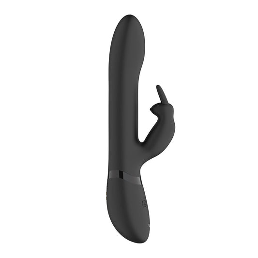 Black Rabbit Vibrator With Stimulating Beads